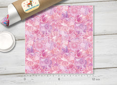 Floral Pattern Adhesive Vinyl 526 - Donkey Craft Vinyl