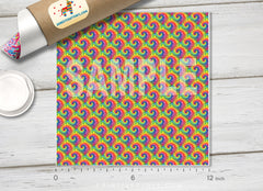 Tie Dye Patterned Adhesive Vinyl 002