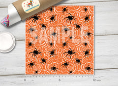 Halloween Spider Patterned HTV H020