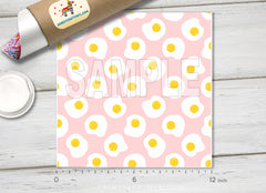 Fried Eggs Patterned HTV 1308