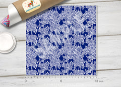 Zebra Flock Patterned HTV L026