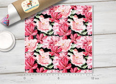 Flowers Peonies Patterned HTV 442