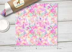 Unicorn Tie Dye Patterned HTV 1003