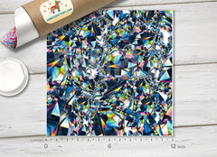 Watercolor Titanium Quartz Patterned HTV 538