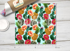 Tropical Pineapple Patterned HTV 1121