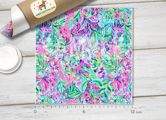 Tropical Floral Patterned HTV L138