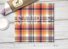 Retro Plaid Patterned Adhesive Vinyl 158
