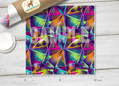 Abstract Graffiti Patterned HTV 1227