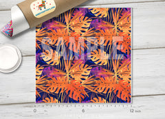Palm Tree Leaves Patterned HTV 1341