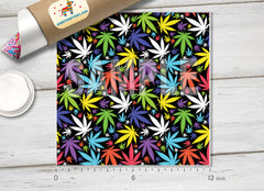 Marijuana Pattern Adhesive Vinyl 559