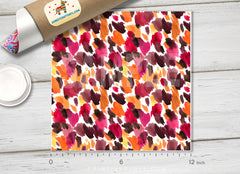 Watercolor Leopard skin Pattern Printed Vinyl/ Indoor / Outdoor/ Heat Transfer Vinyl-485 - Printive Vinyl | Patterned Vinyl