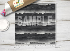 Black Abstract Patterned HTV 1246