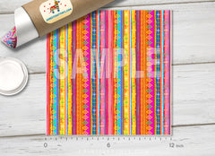 Bohemian Stripes Patterned Adhesive Vinyl 128