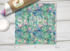 Tropical Botanical Patterned Adhesive Vinyl 349