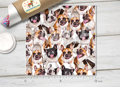French Bulldog Patterned HTV 1418