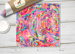 Paisley Patterned Adhesive Vinyl 469