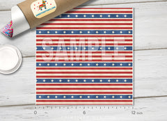 American Flag Patterned HTV 1188