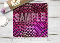 Mermaid Scales Patterned HTV 381