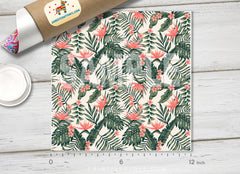 Tropical Palm Patterned HTV- 915