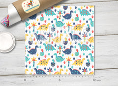 Dinosaur Patterned HTV 1091