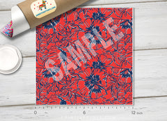Flower Impression Patterned HTV L029