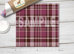 Check Plaid Tartan Patterned HTV 593