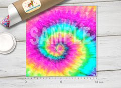 Swirl Tie Dye pattern Printed HTV-867