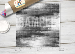 Black Watercolor Texture Patterned HTV- 940