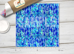 Fall Blue Crush Bam Boom Patterned HTV-L061