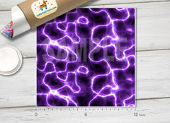 Electricity Lightning Patterned Adhesive Vinyl 412