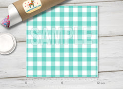Gingham Patterned Adhesive Vinyl 400