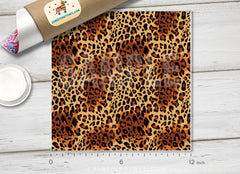 Fall Leopard animal print Patterned HTV-542