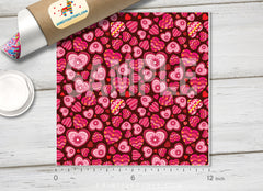 Love Heart Pattern Adhesive Vinyl 590