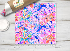 Lilly P Inspired Swirling Sea dream Patterned HTV-L087