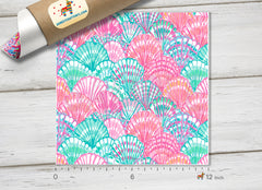 seashells in the Ocean Patterned HTV L008