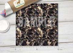 Black Marble Patterned HTV 1251