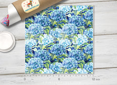 Watercolor Hydrangea Flowers Patterned HTV 415