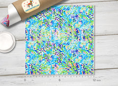 Lilly P Inspired Pastel Camo Patterned HTV-L031