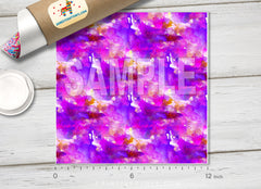 Purple watercolor Patterned HTV 673