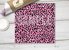 Pink Leopard Patterned HTV 1036