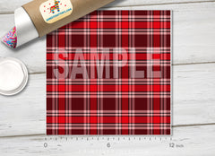 Tartan Plaid Patterned Adhesive Vinyl 449