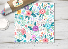 Spring Flowers Patterned HTV 991
