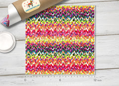 Rainbow Leopard Patterned Adhesive Vinyl 220