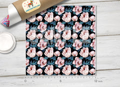 Watercolor Windflower Patterned HTV 621