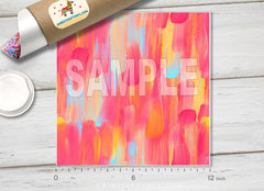 Abstract Pink Paint Patterned HTV 356