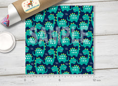 Dinosaur Patterned HTV 1127 - Donkey Craft Vinyl