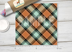 Tartan Plaid Patterned HTV 458