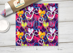Heart Pattern Adhesive Vinyl 482