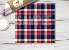 Checkered Plaid Patterned Adhesive Vinyl 096