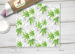 Marijuana Patterned HTV 1122